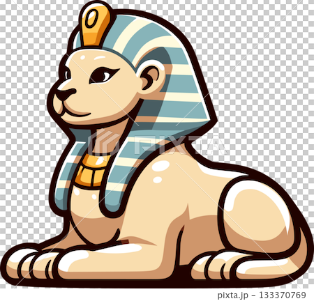 獅身人面像的插圖 獅身人面像的插圖 133370769