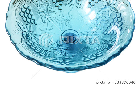 Blue crystal vase. Blue crystal vase. 133370940