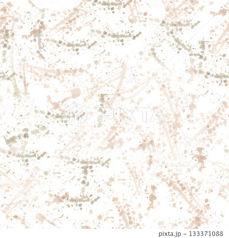 A seamless pattern with watercolor splashes in brown and beige. Watercolor illustration for interior design, printing on clothing and fabric, project design, and packaging. A seamless pattern with watercolor splashes in brown and beige. Watercolor illustration for interior design, printing on clothing and fabric, project design, and packaging. 133371088