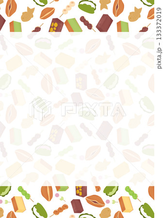 和菓子のフレーム 133372019