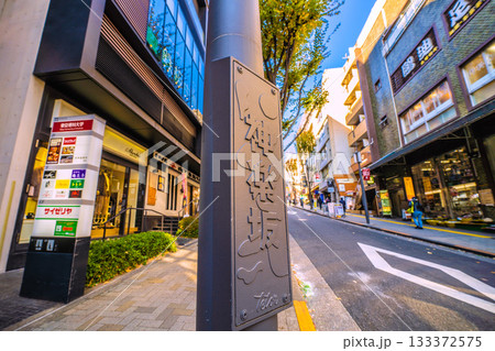 日本の東京都市景観 情緒漂う街。情緒あふれる朝の神楽坂などを望む 日本の東京都市景観 情緒漂う街。情緒あふれる朝の神楽坂などを望む 133372575