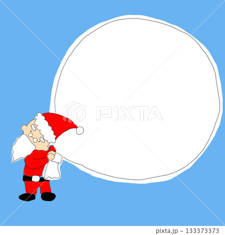 サンタさん メッセージカード 133373373