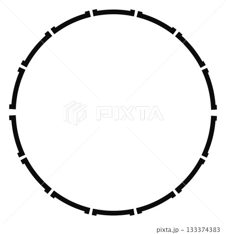 Minimalist circular frame for artistic and design projects Minimalist circular frame for artistic and design projects 133374383