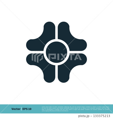 Ornamental Blossom Flower Icon Vector Logo Template Illustration Design. Vector EPS 10. Ornamental Blossom Flower Icon Vector Logo Template Illustration Design. Vector EPS 10. 133375213