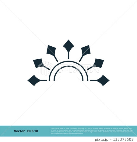 Abstract Sun Icon Vector Logo Template Illustration Design. Vector EPS 10. Abstract Sun Icon Vector Logo Template Illustration Design. Vector EPS 10. 133375505