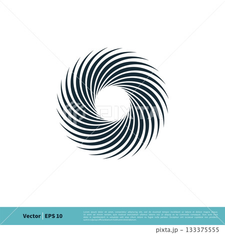 Abstract Fractal Decorative Flower Icon Vector Logo Template Illustration Design. Vector EPS 10. Abstract Fractal Decorative Flower Icon Vector Logo Template Illustration Design. Vector EPS 10. 133375555
