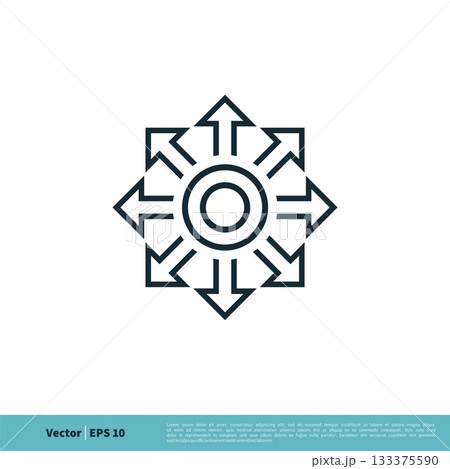 Compass Rose / Ornamental Arrow Icon Vector Logo Template Illustration Design. Vector EPS 10. Compass Rose / Ornamental Arrow Icon Vector Logo Template Illustration Design. Vector EPS 10. 133375590