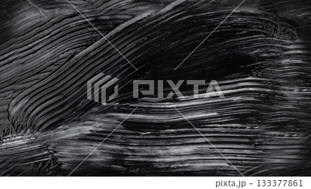 Mascara brush stroke isolated. Black eyelash makeup smudge Mascara brush stroke isolated. Black eyelash makeup smudge 133377861
