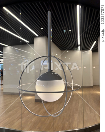 Hanging Retro Lamps, Vintage Style Industrial Lightbulbs, Stylish Warm Light Bulb in Interior Hanging Retro Lamps, Vintage Style Industrial Lightbulbs, Stylish Warm Light Bulb in Interior 133377875