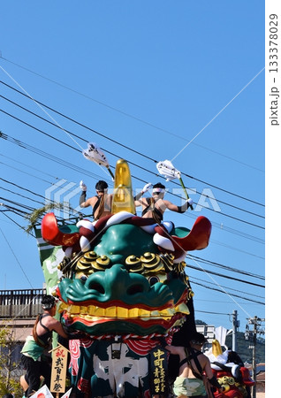 唐津くんちの引き込み風景　佐賀 133378029