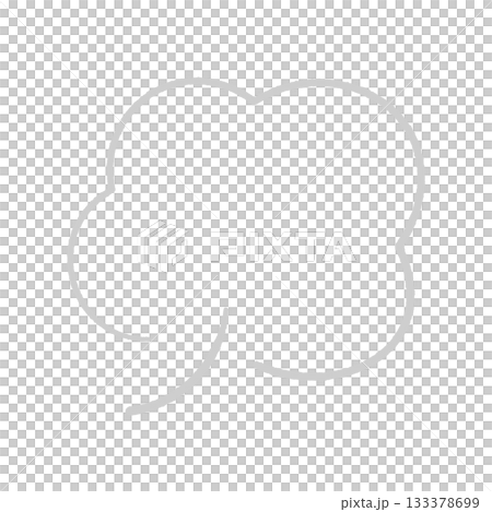 手書きの湯気や蒸気のような形のグレーの吹き出し - 冬の寒気やため息・ホカホカあたたかいイメージ装飾 手書きの湯気や蒸気のような形のグレーの吹き出し - 冬の寒気やため息・ホカホカあたたかいイメージ装飾 133378699