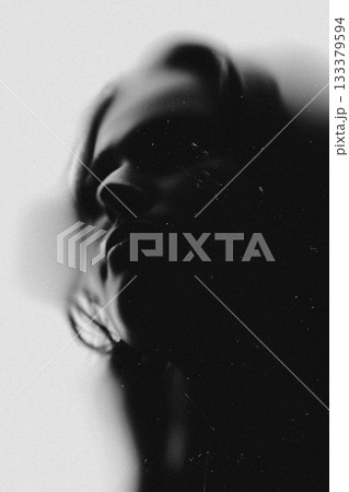 Beautiful young woman sensual black and white portrait Beautiful young woman sensual black and white portrait 133379594