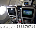Frankfurt, Germany, June 10, 2019: Passenger View of Inflight Entertainment Screen in Lufthansa Premium Economy 133379714