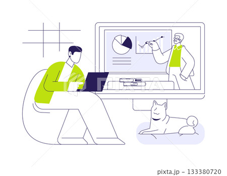 B2B marketing isolated cartoon vector illustrations. B2B marketing isolated cartoon vector illustrations. 133380720