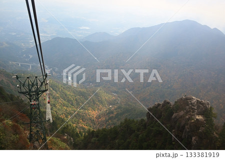 秋の御在所岳とロープウェイ 三重 秋の御在所岳とロープウェイ 三重 133381919