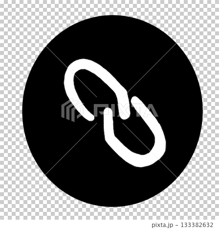 Link illustration black Link illustration black 133382632