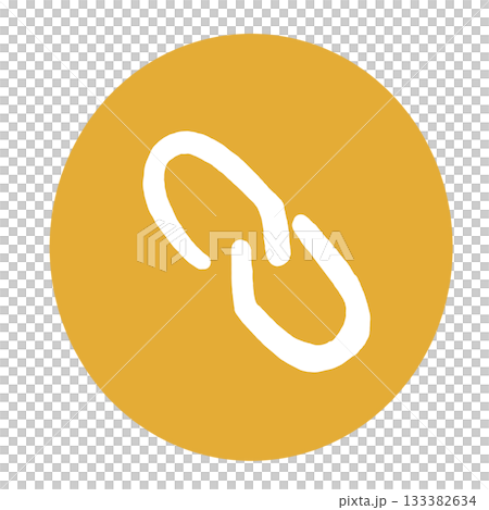 Link illustration yellow Link illustration yellow 133382634