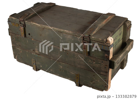 Army ammunition wooden crate. 133382879
