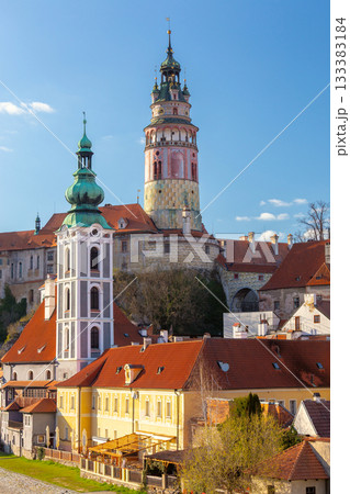 Tower of Cesky Krumlov in Cesky Krumlov Czech Republic 133383184