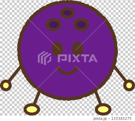 手繪人物單圖示插圖 保齡球 手繪人物單圖示插圖 保齡球 133383275