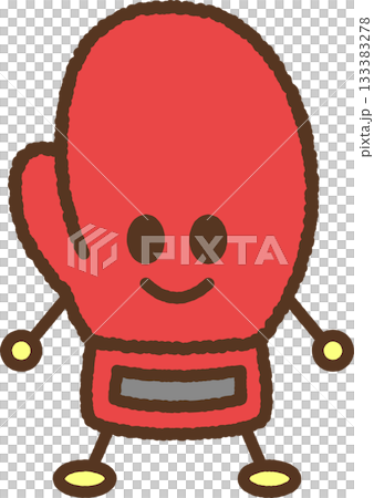 Hand-drawn character single icon illustration: Boxing gloves 133383278