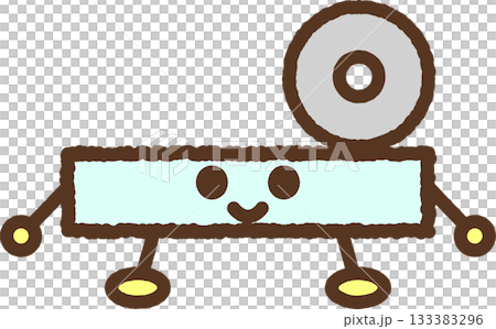 手繪人物圖示插圖 - 頭鏡 133383296