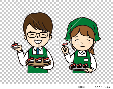 超商員工推銷樣品 133384033