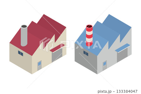 シンプルな工場 133384047