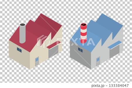 シンプルな工場 133384047