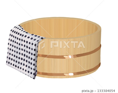 湯桶と手拭い 湯桶と手拭い 133384054