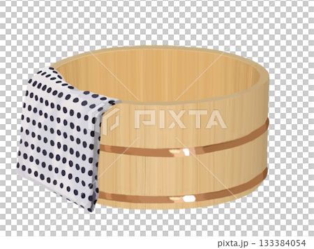 湯桶と手拭い 湯桶と手拭い 133384054