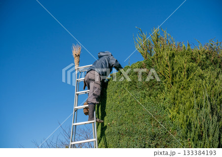 Japanese Gardener 133384193