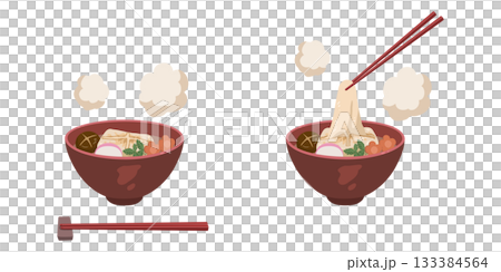 雑煮のイラストセット 133384564