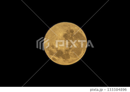 The Supermoon over the Blue Mountains in Australia 133384896