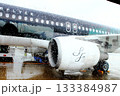 北九州空港のスターフライヤー (雨の当った窓から撮影) 【エンジン部】 133384987