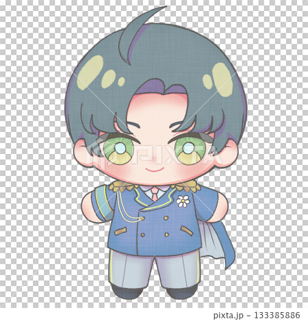 かわいい推しのぬいぐるみ・綿花姪姪イラスト 133385886