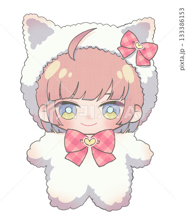 モコモコ着ぐるみを着せられた推しぬいのイラスト・推し活 モコモコ着ぐるみを着せられた推しぬいのイラスト・推し活 133386153