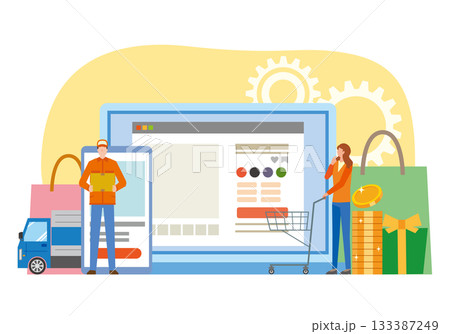 ECサイトと消費者 133387249