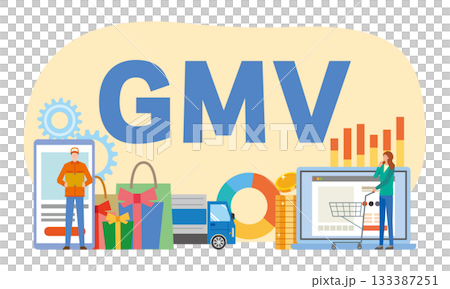 GMV image illustration GMV image illustration 133387251