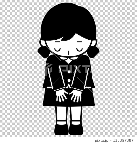 鞠躬的女孩 133387397