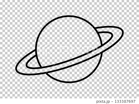 環狀行星圖標 133387697