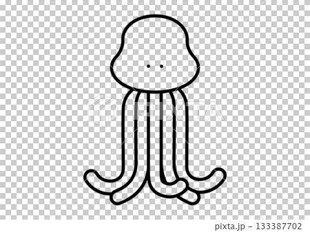 tentacled alien icon 133387702