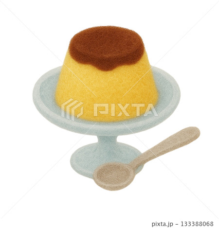 【スイーツ】プリンのイラスト 133388068