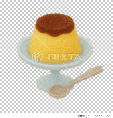 【スイーツ】プリンのイラスト 133388068