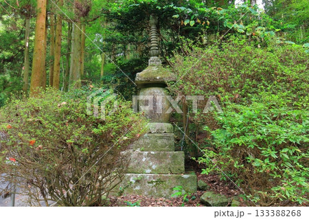 【大分県】国東半島の両子寺の国東塔 【大分県】国東半島の両子寺の国東塔 133388268