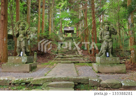 【大分県】国東半島の両子寺の仁王門 【大分県】国東半島の両子寺の仁王門 133388281