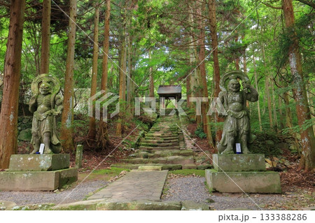 【大分県】国東半島の両子寺の仁王門 133388286