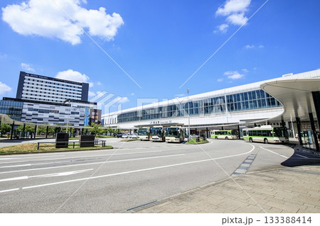富山市、富山駅西口の風景 133388414