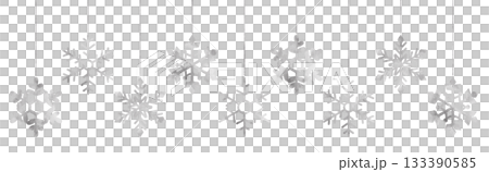 Watercolor snowflake ornament illustration silver Watercolor snowflake ornament illustration silver 133390585