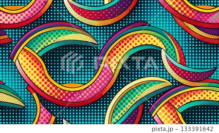Boomerang Shapes Pattern  Background  133391642